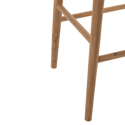 Barstoel Teak Hout Naturel J-Line