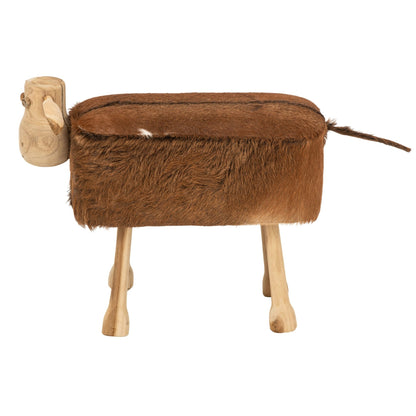 Kruk Schaap Leer Bruin/Naturel J-Line