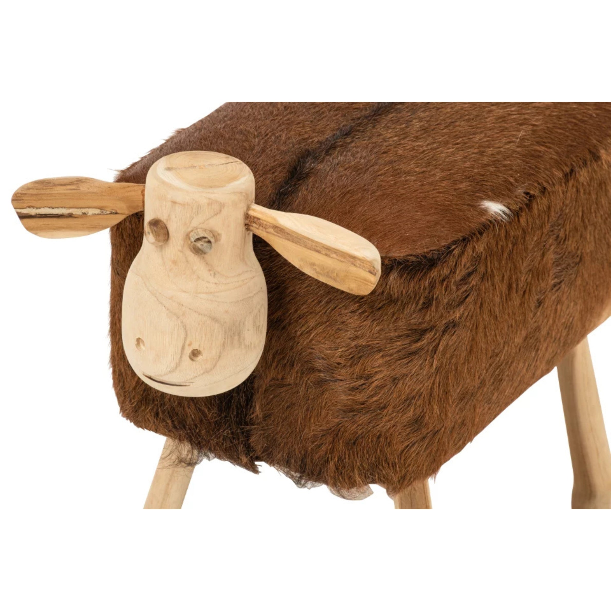 Kruk Schaap Leer Bruin/Naturel J-Line