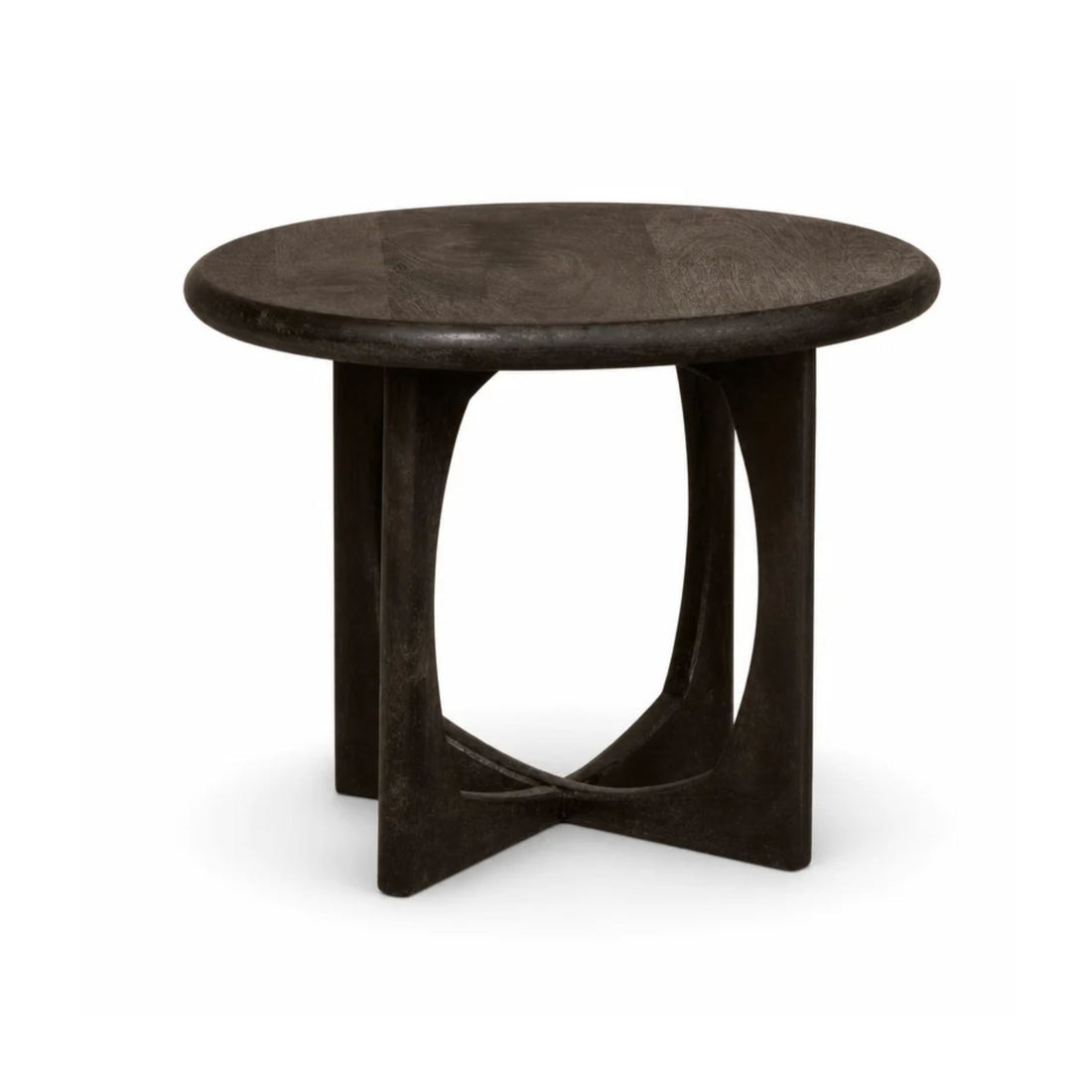 Bijzettafel Milou Mangohout Zwart 60cm Starfurn