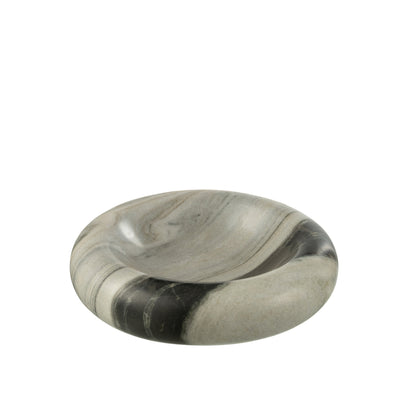 Schaal Marmer Zwart/Lichtgrijs Medium J-Line