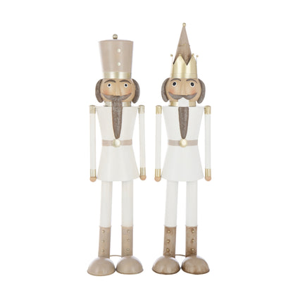 Notenkraker Snor Metaal Meerkleurig Large Set van 2 H66cm J-Line