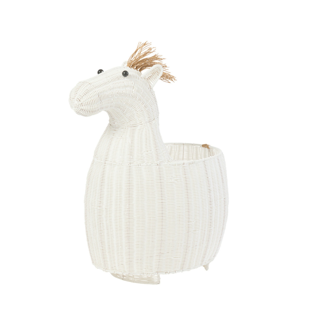 Mand Paard Kunststof Wit J-Line