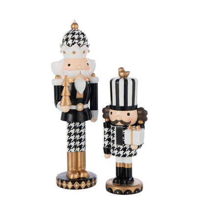 Notenkraker Pied-De-Poule Hars Meerkleurig Large H41cm J-Line