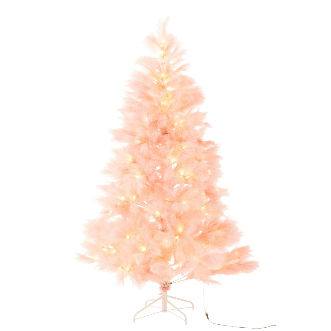 Kerstboom 400 Led Pampa Metaal Lichtroze H210cm J-Line
