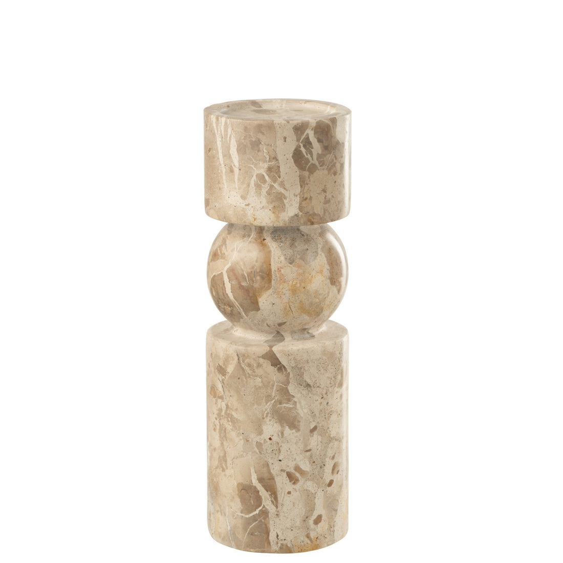 Kaarshouder Marmer Beige Large J-Line