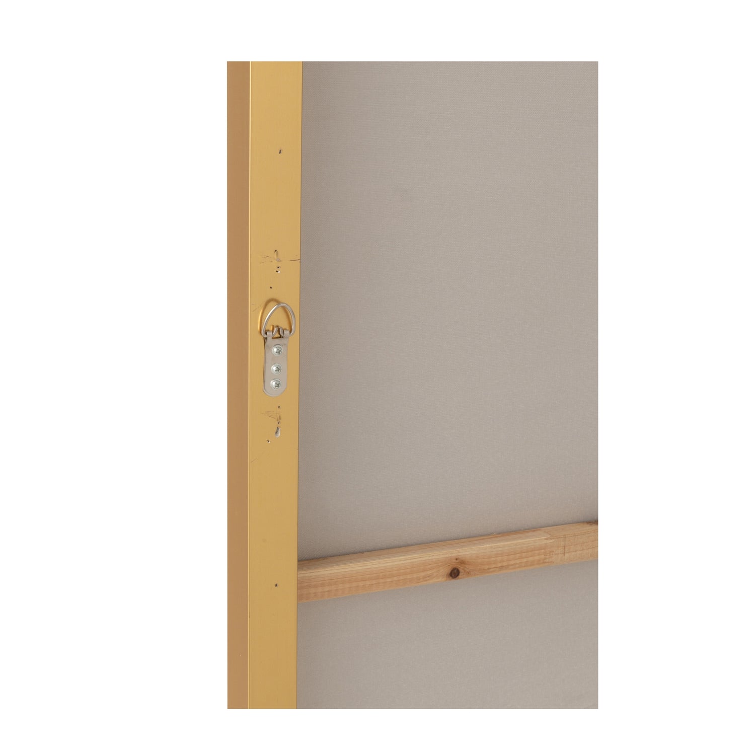 Schilderij Men Hanging Rechthoek Acryl Wit/Goudkleurig J-Line