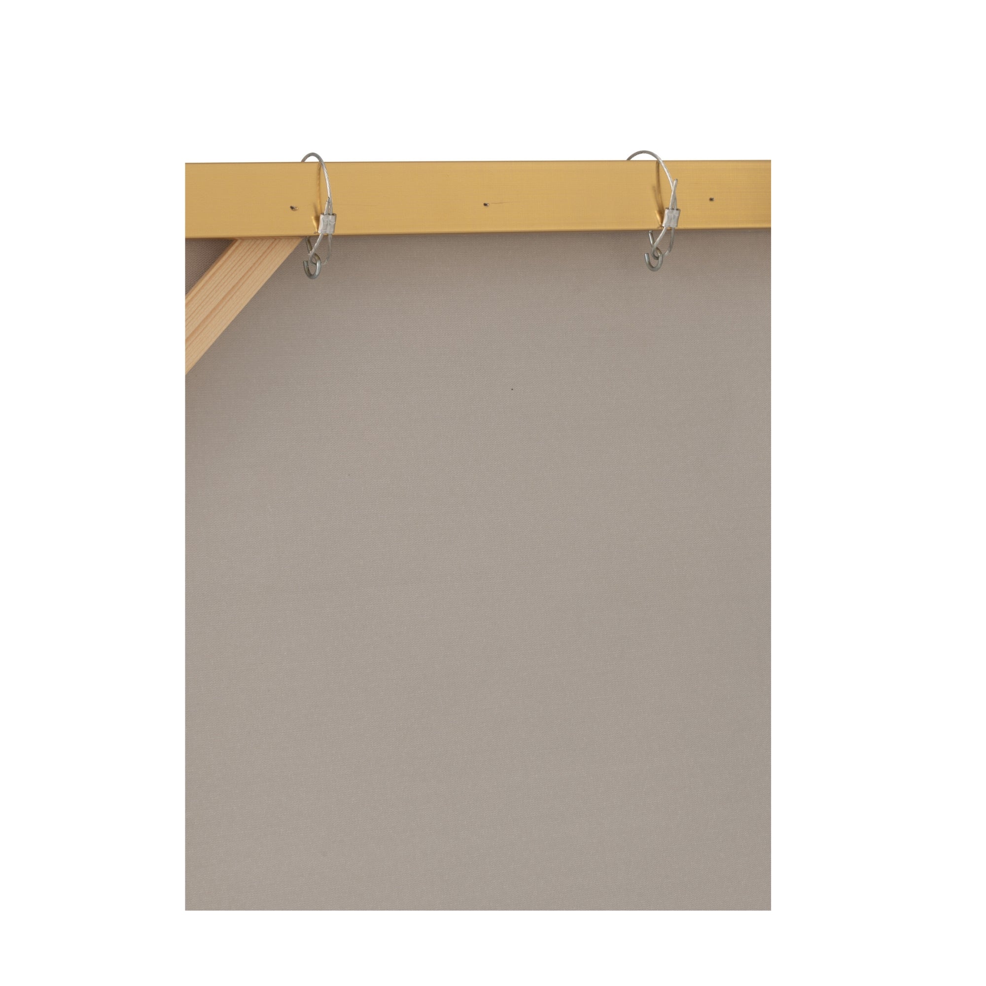 Schilderij Men Hanging Rechthoek Acryl Wit/Goudkleurig J-Line