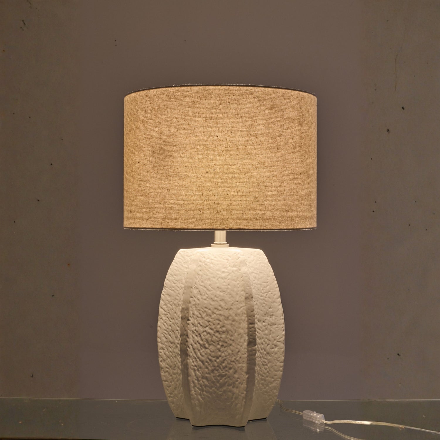 Tafellamp Keramiek Wit