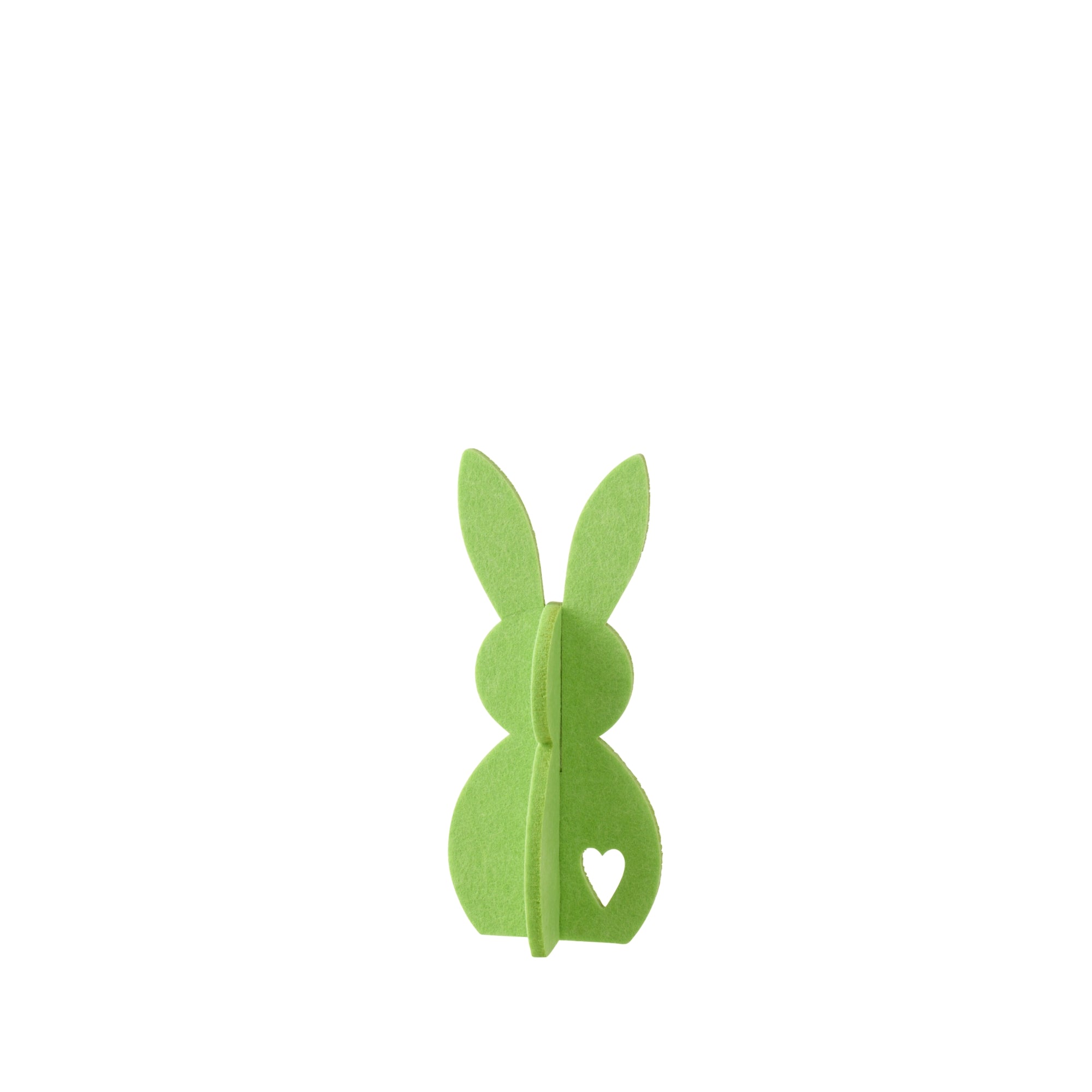Paasdecoratie Groen Konijn Vilt Set van 3 J-Line