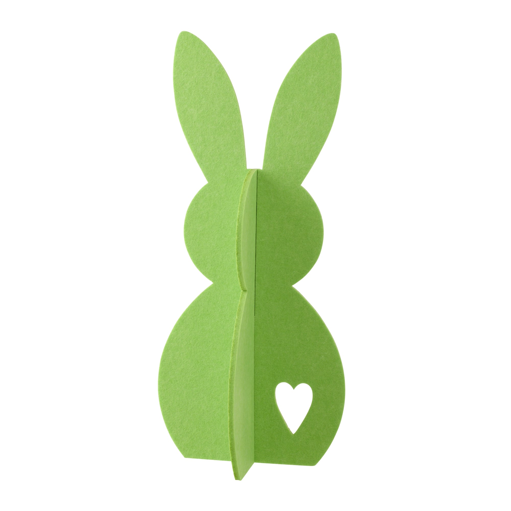 Paasdecoratie Groen Konijn Vilt Set van 3 J-Line
