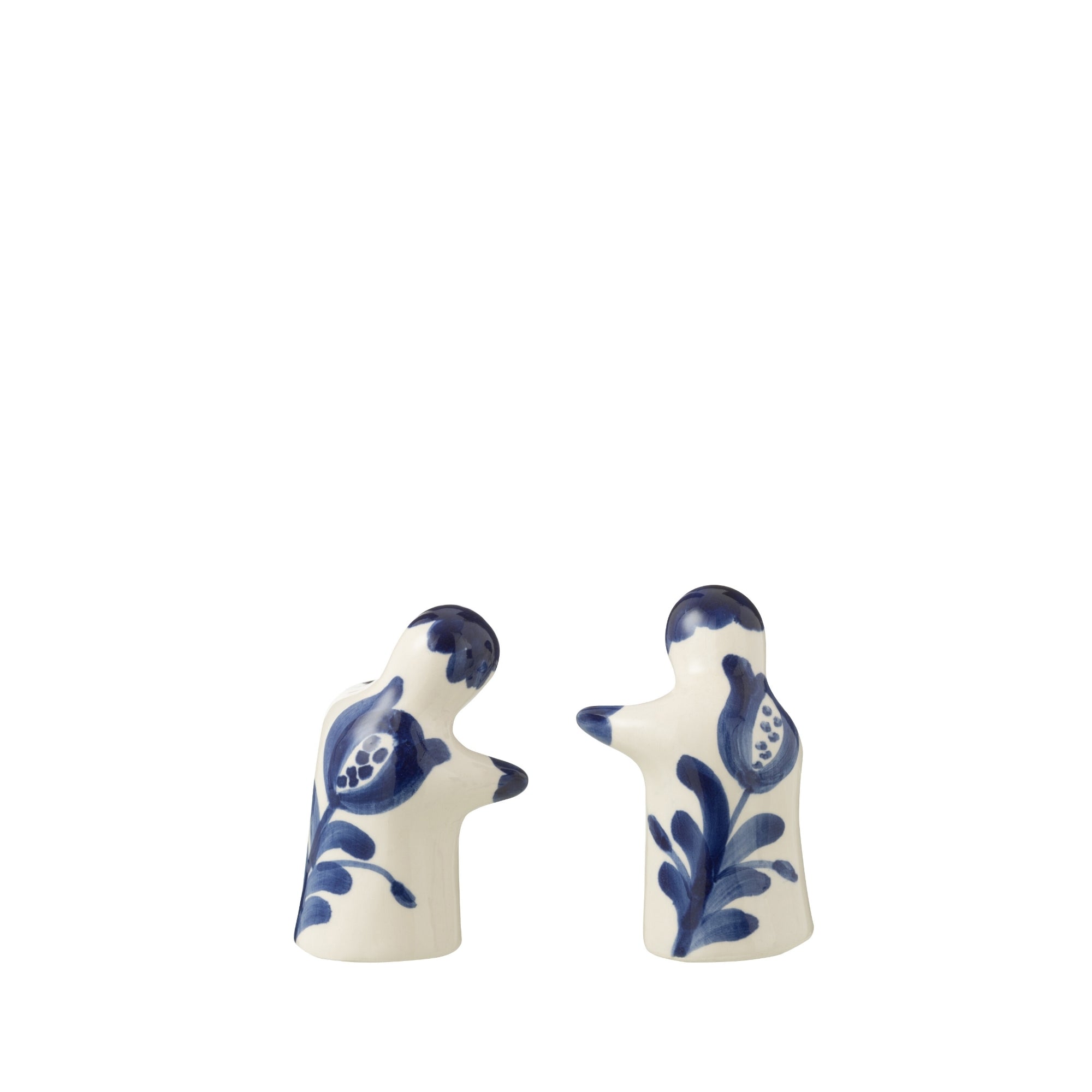 Peper &amp; Zout Stelletje Granada Motief Cobalt Blauw/Wit Keramiek J-Line
