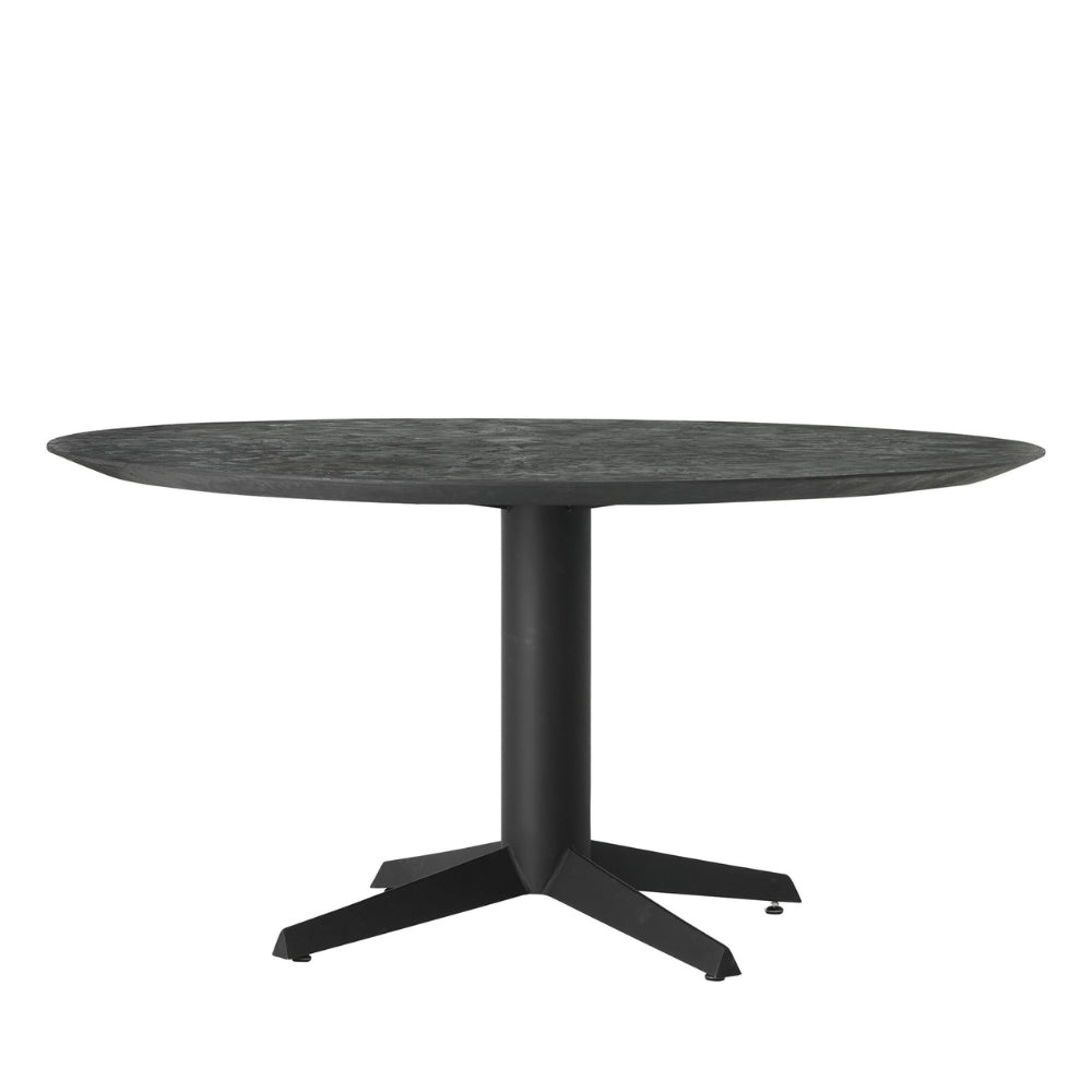 DTP Home Ronde Eetkamertafel Soho Mortex Zwart 150cm