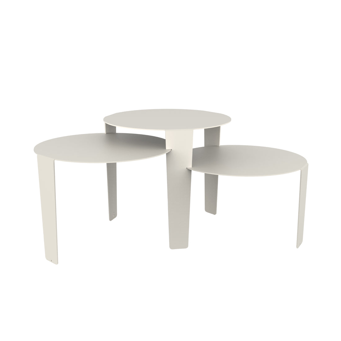 Cascado Salontafel Wit Staal Steelful