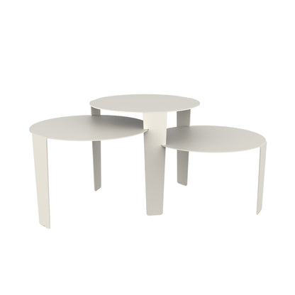 Cascado Salontafel Wit Staal Steelful