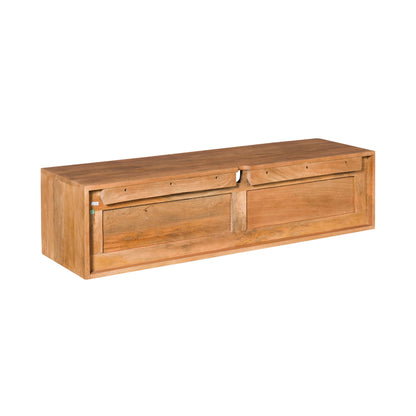Zwevend TV-meubel Ambiance Mangohout Naturel 120cm Starfurn