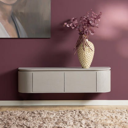 Zwevend TV-meubel Ambiance Mangohout Naturel 120cm Starfurn