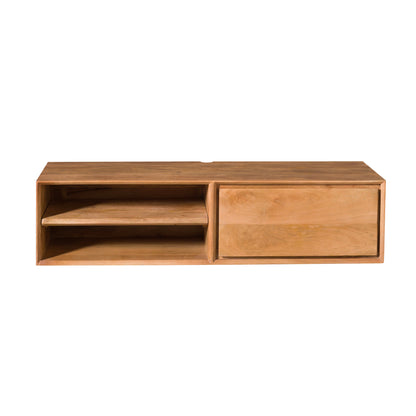 Zwevend TV-meubel Ambiance Mangohout Naturel 120cm Starfurn