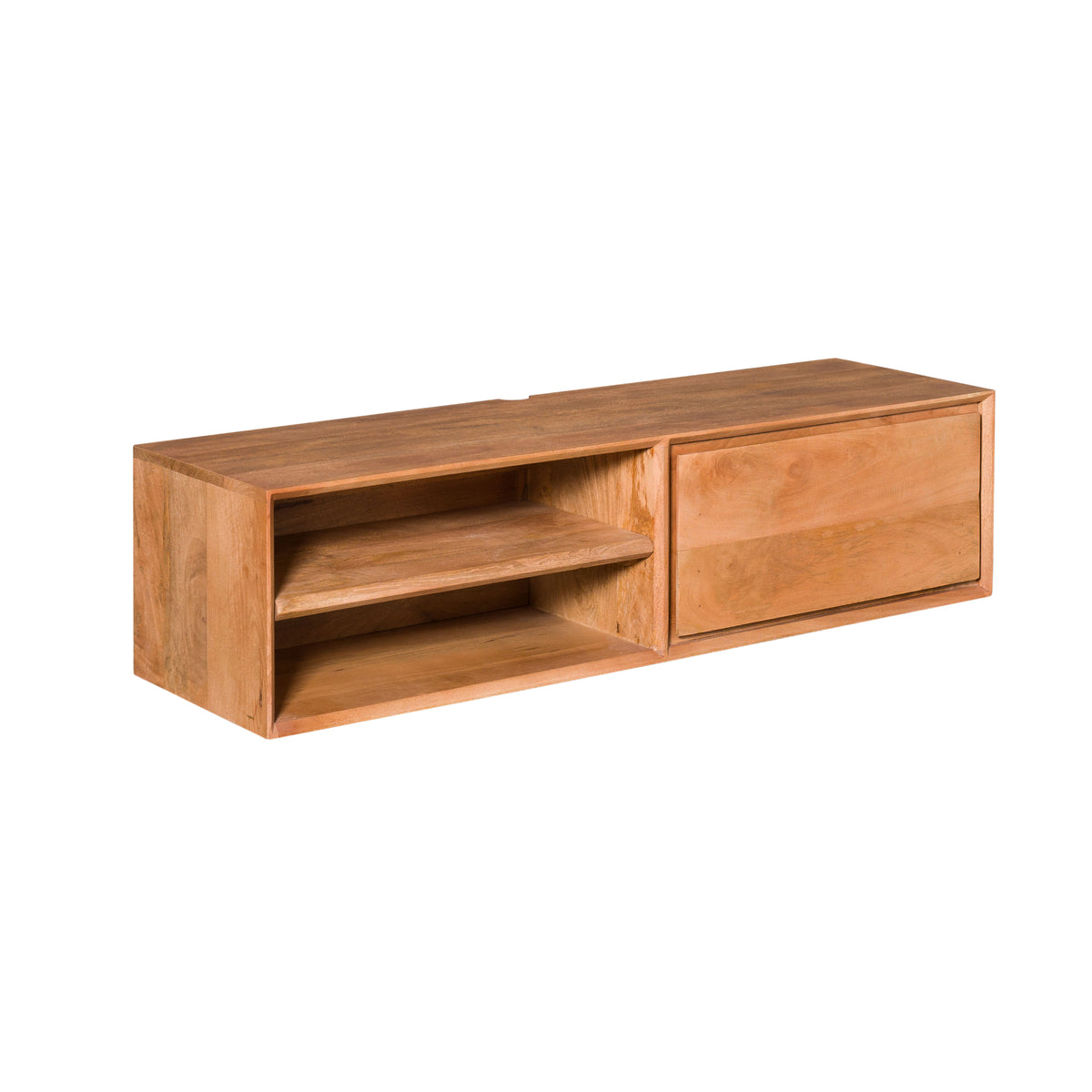 Zwevend TV-meubel Ambiance Mangohout Naturel 120cm Starfurn