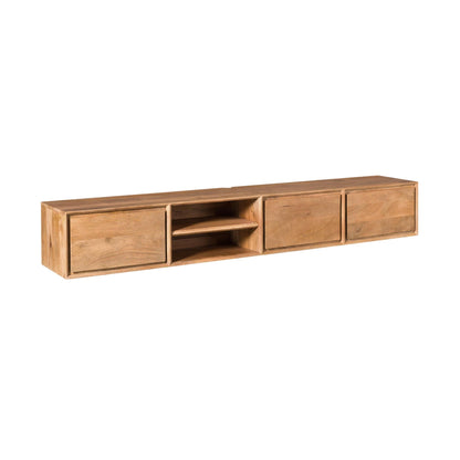 Zwevend TV-meubel Ambiance Mangohout Naturel 200cm Starfurn
