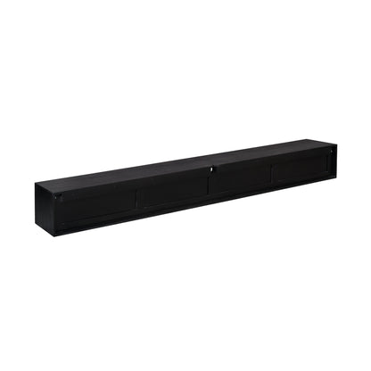 Zwevend TV-meubel Ambiance Mangohout Zwart 280cm Starfurn