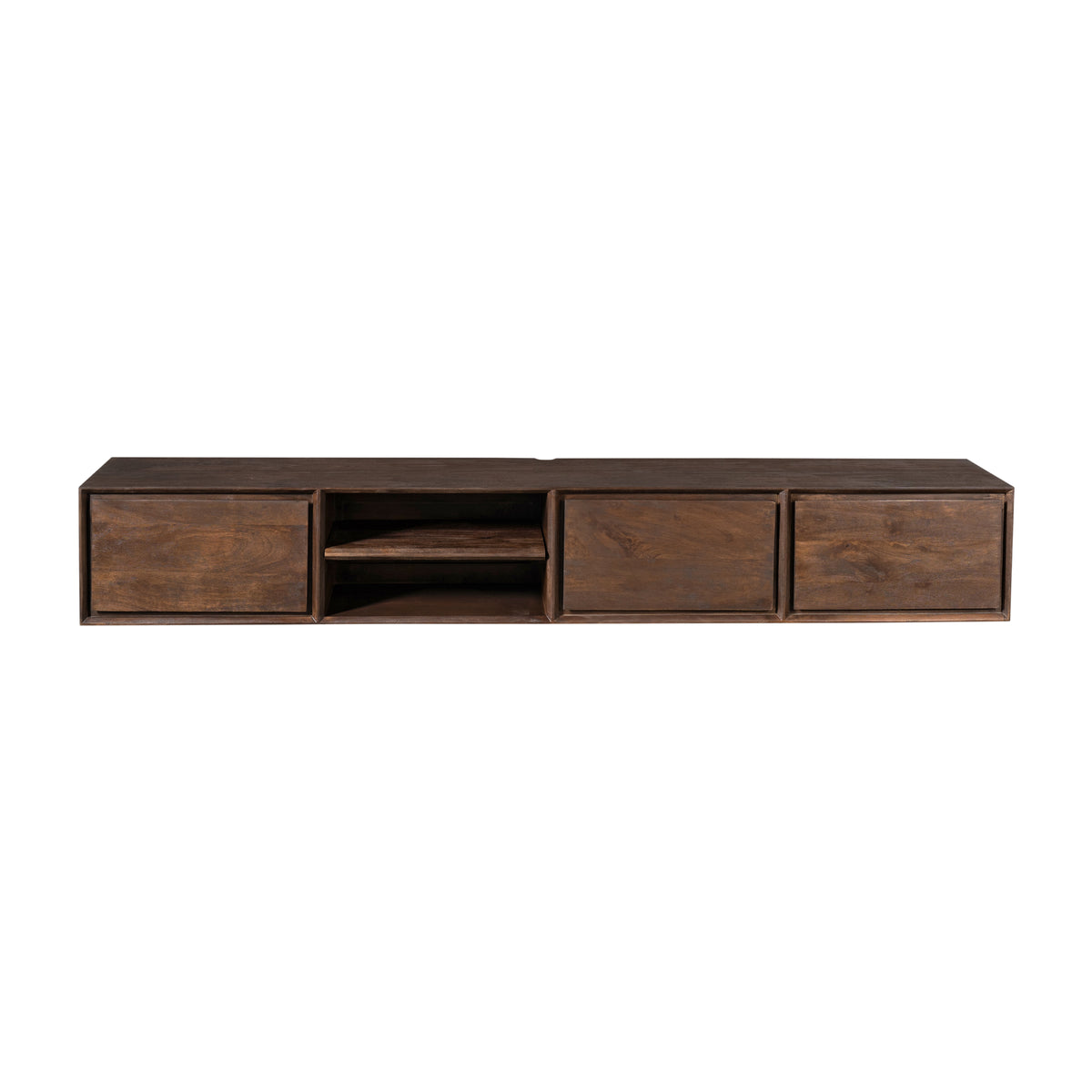 Zwevend TV-meubel Ambiance Mangohout Bruin 200cm Starfurn