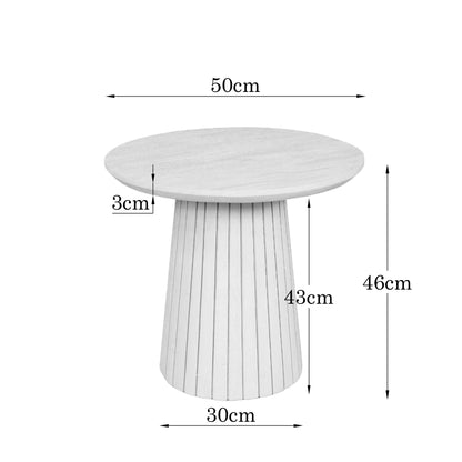 Salontafel Solana Mangohout Zand 50cm Starfurn