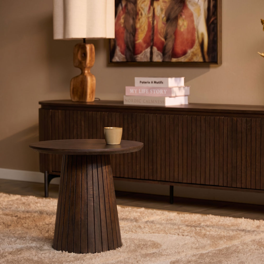 Salontafel Solana Mangohout Bruin 50cm Starfurn