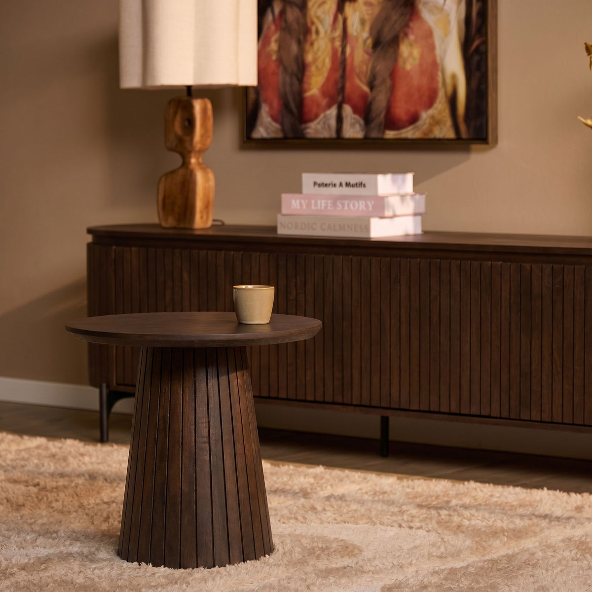 Salontafel Solana Mangohout Bruin 50cm Starfurn