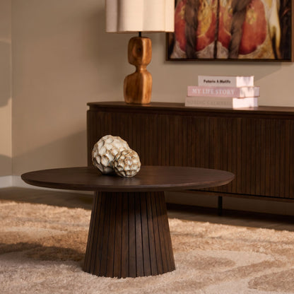 Salontafel Solana Mangohout Bruin 80cm Starfurn