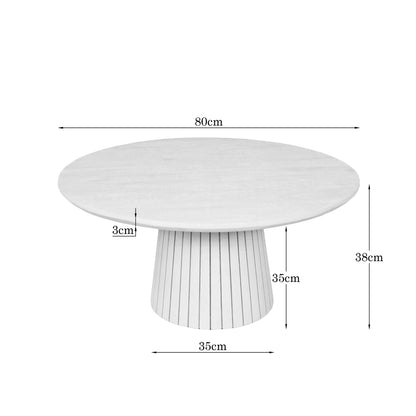 Salontafel Solana Mangohout Bruin 80cm Starfurn