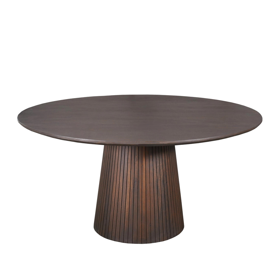 Eettafel Solana Mangohout Bruin Rond 130cm Starfurn