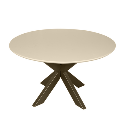 Eettafel Madison Mangohout Zand Rond 130cm Starfurn