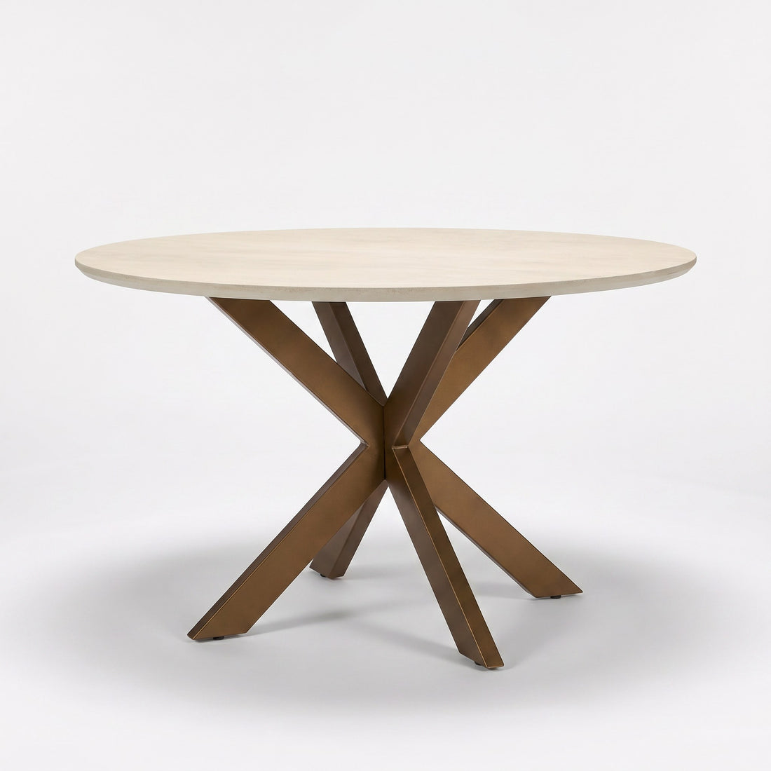 Eettafel Madison Mangohout Zand Rond 150cm Starfurn