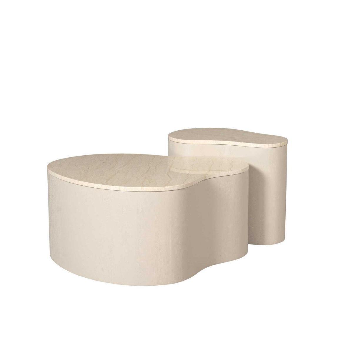 Salontafel Lovi Mangohout Zand 77cm Starfurn