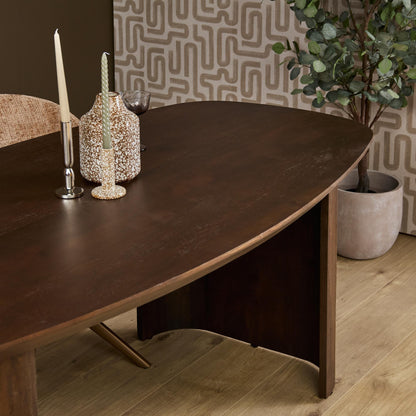 Eettafel Maré Mangohout Bruin 200cm Starfurn