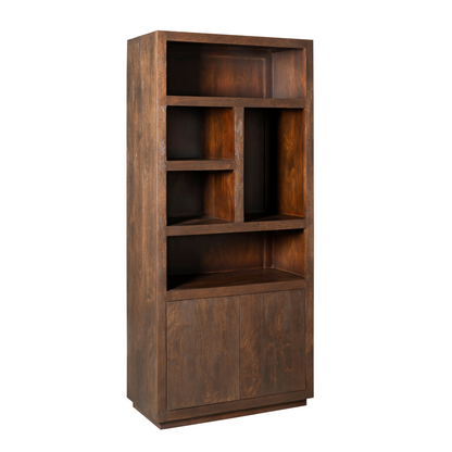Vakkenkast Brussel Mangohout Bruin 90cm Starfurn