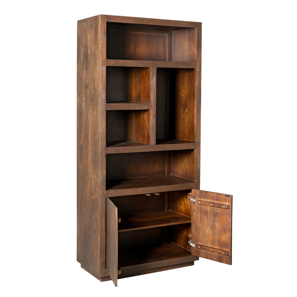 Vakkenkast Brussel Mangohout Bruin 90cm Starfurn