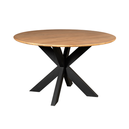 Eettafel Madison Mangohout Naturel Rond 110cm Starfurn