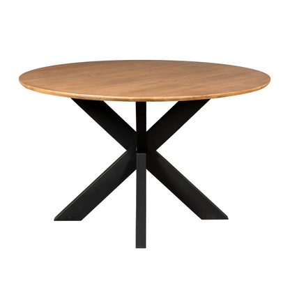 Eettafel Madison Mangohout Naturel Rond 150cm Starfurn