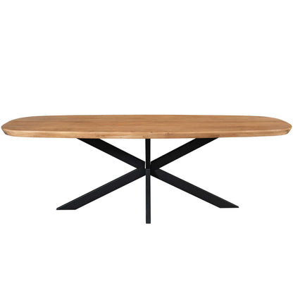 Eettafel Madison Mangohout Naturel Deens Ovaal 200cm Starfurn