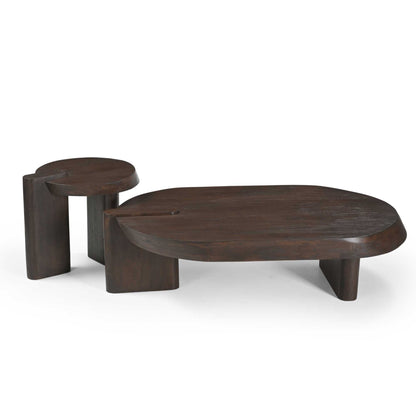 Salontafel Rava Mangohout Bruin 125cm Starfurn