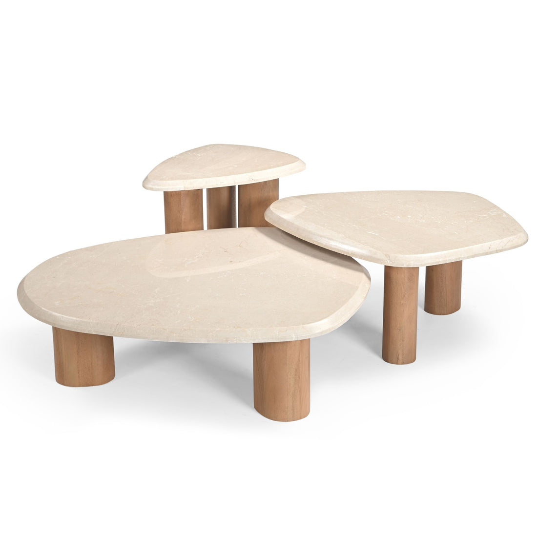 Salontafel Nuvé Botticino Marmer Naturel 84cm Starfurn