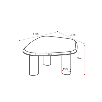 Salontafel Nuvé Botticino Marmer Naturel 84cm Starfurn