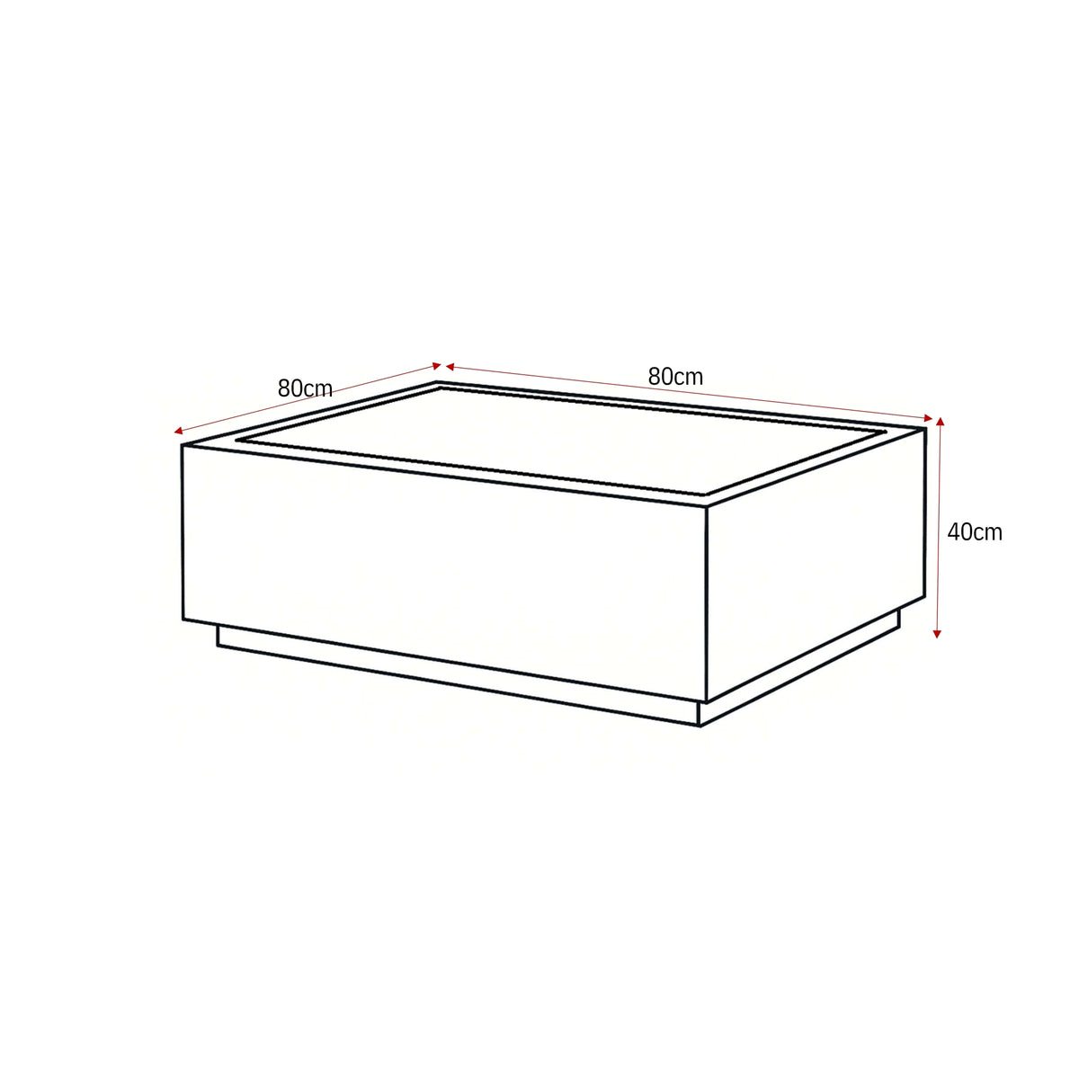 Salontafel Nuvé Botticino Marmer Naturel 100cm Starfurn
