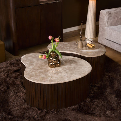 Salontafel Nomi Mangohout Bruin 70cm Starfurn