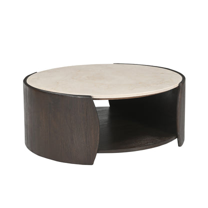 Salontafel Rune Botticino Marmer 80cm Starfurn