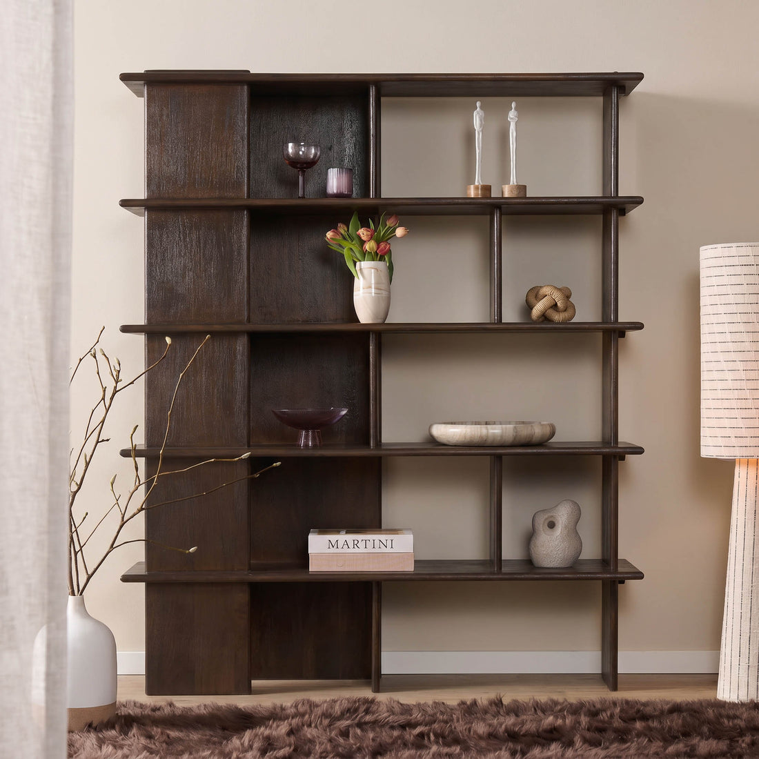 Wandkast Lina Mangohout Bruin 150cm Starfurn