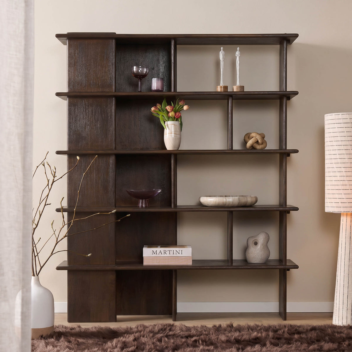 Wandkast Lina Mangohout Bruin 150cm Starfurn
