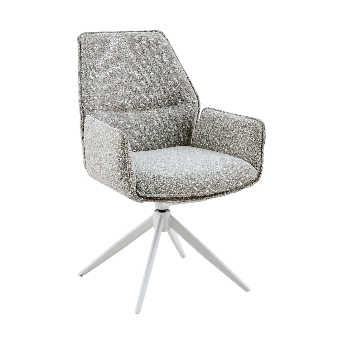 Eetkamerstoel Hera Stof Beige Met Armleuning Starfurn